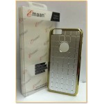 EMAAN - Luxury Diamond Crystal Rhinestone Bling Hard Case Cover For Apple iPhone 6 4.7" - SILVER COLOR - CHECKS PATTERN